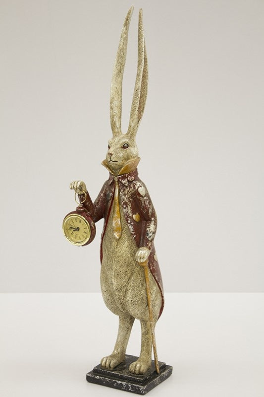 Figurka Królik z Zegarkiem 54cm