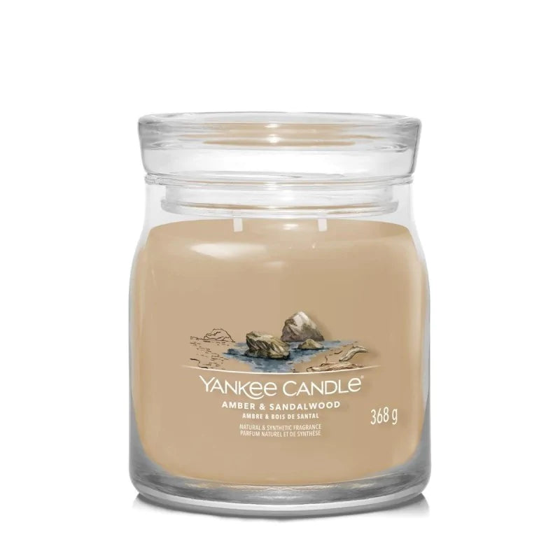 Świeca Średnia Amber & Sandalwood
