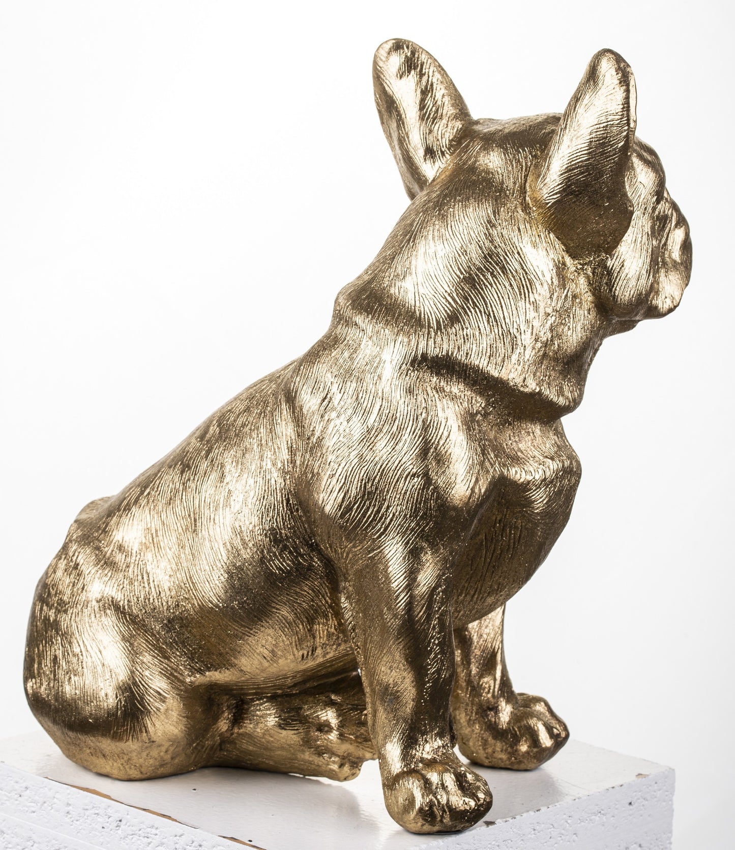 Figurka Pies wys.27cm Złoty