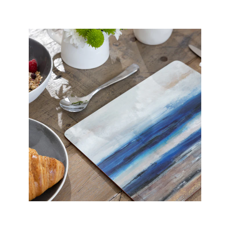 Podkładki Korkowe Średnie Morze 30x23cm 6szt
