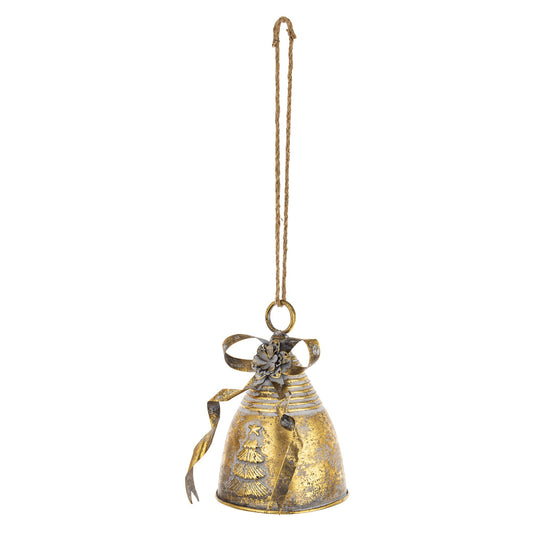 Dzwonek Wiszący 24x18cm Złoty