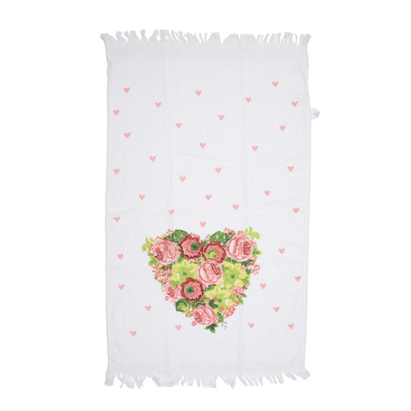 Ręcznik Kuchenny Frotte 40x66cm Serce