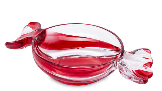 Patera Dekoracyjna Szklana Cukierek