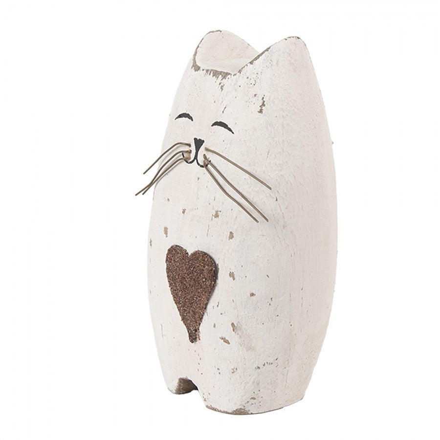 Figurka Kot Drewniany 14cm