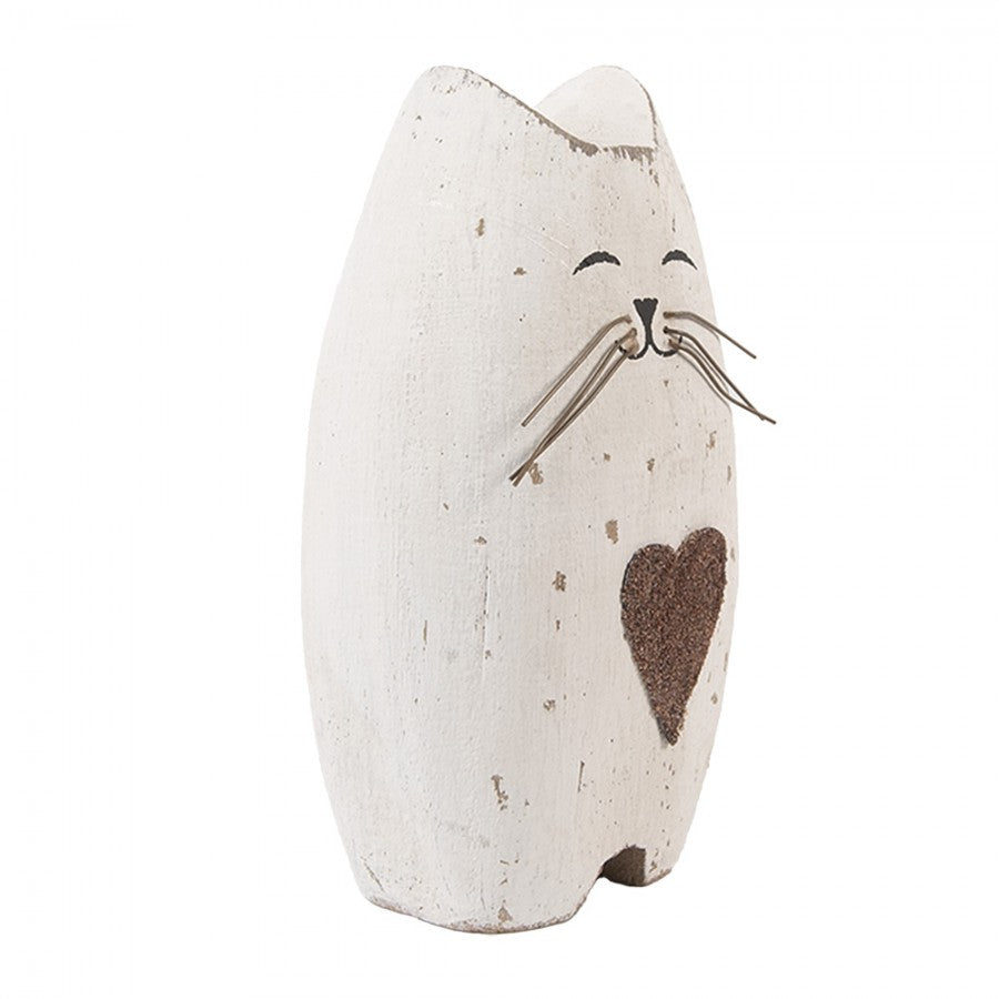 Figurka Kot Drewniany 14cm