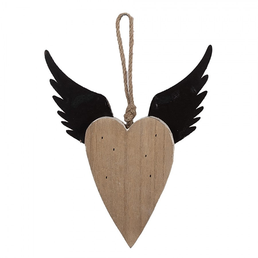 Zawieszka Serce Drewniane 20cm