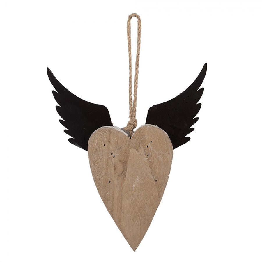 Zawieszka Serce Drewniane 22cm