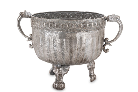 Osłonka Metalowa Srebrna 20cm