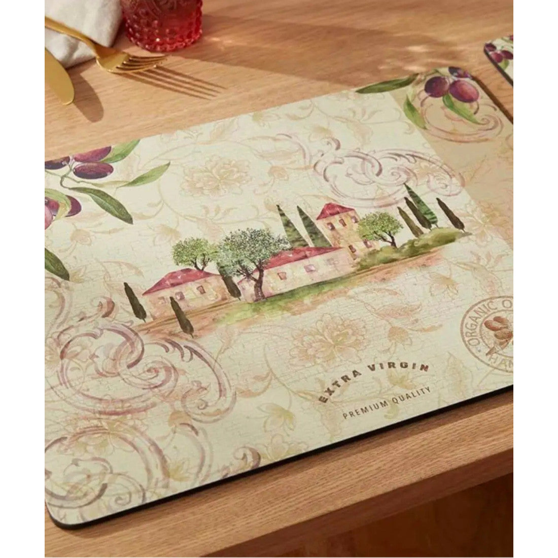 Podkładki Korkowe Ogród Oliwny 40x30cm 4 szt.