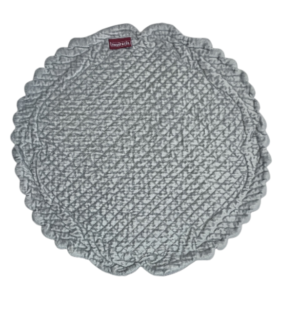 Podkładka Velvet Koło 42cm Szara