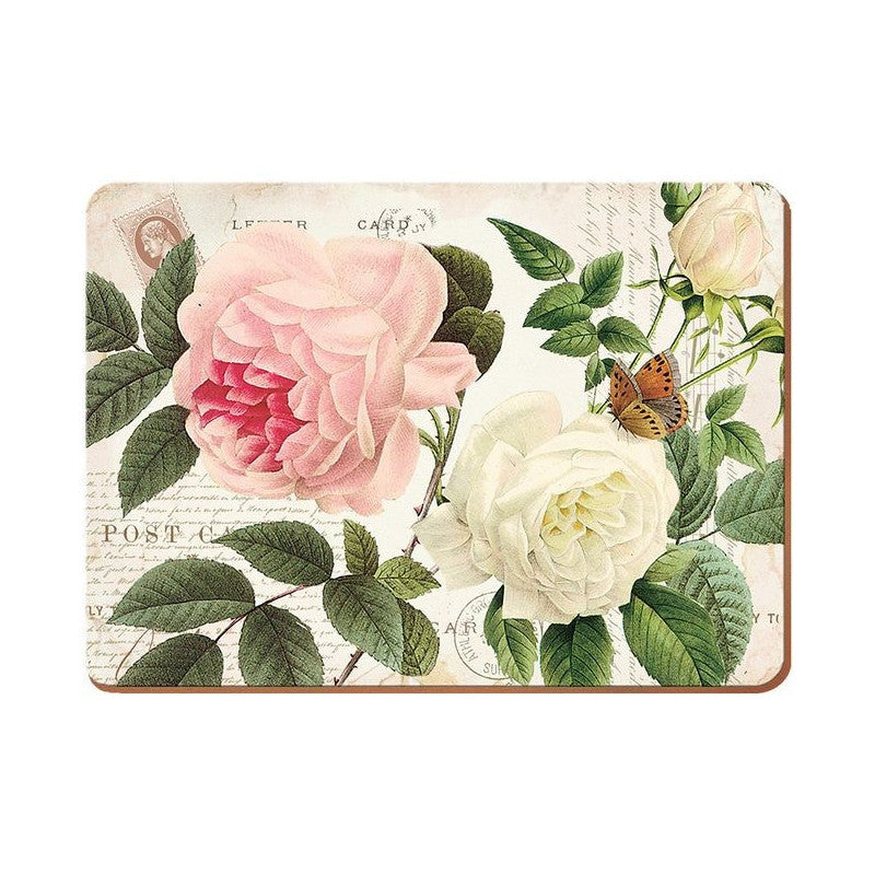 Podkładki Korkowe Duże Róże 40x29cm 4szt