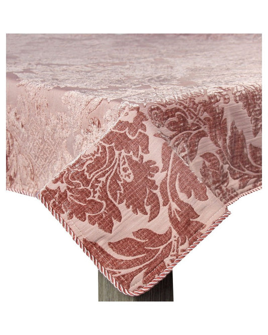 Obrus Żakardowy Różowy