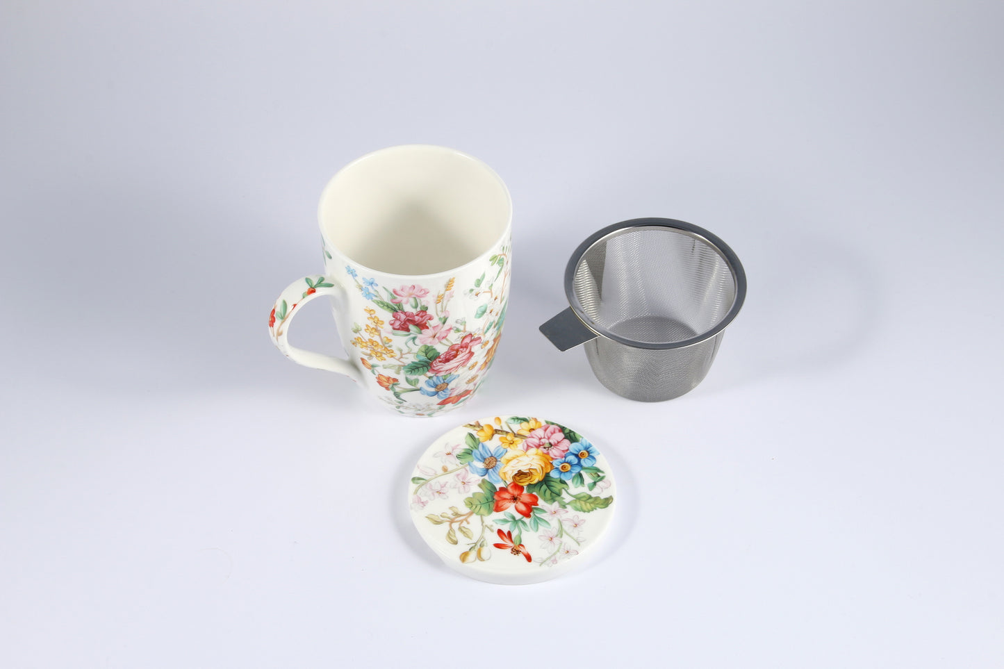 Kubek z zaparzaczem 450ml Bon China