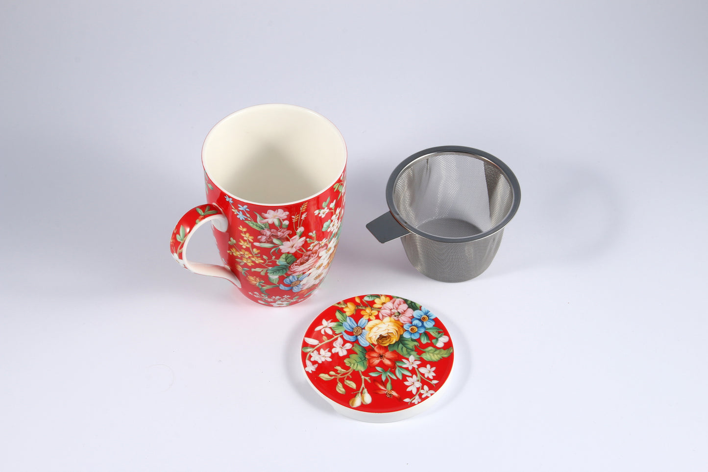 Kubek z zaparzaczem 450ml Bon China