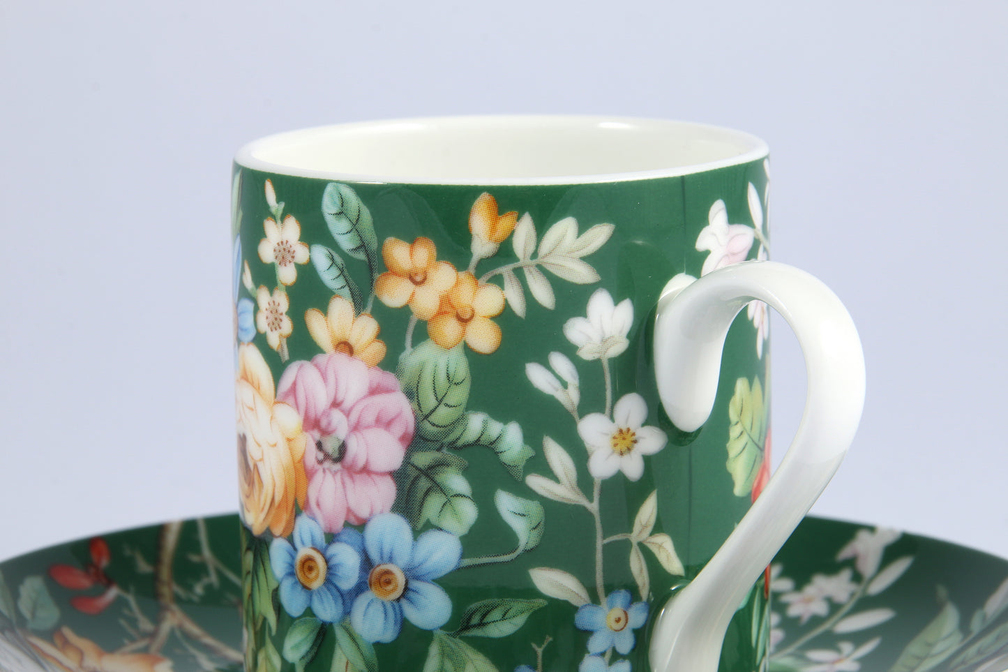 Filiżanka ze spodkiem 90ml Bone China