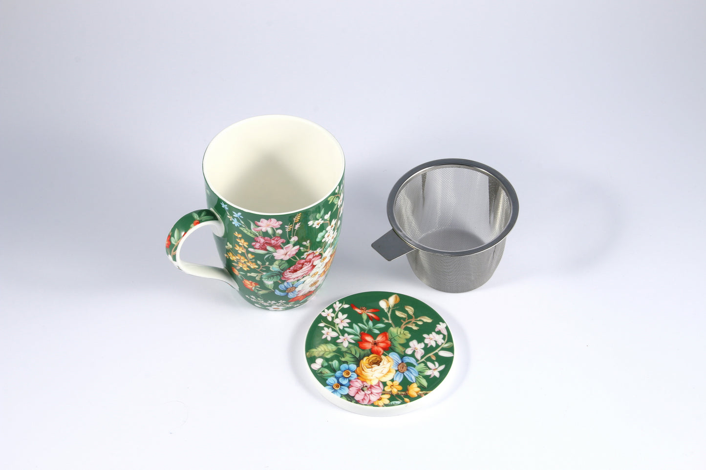 Kubek z zaparzaczem 450ml Bon China
