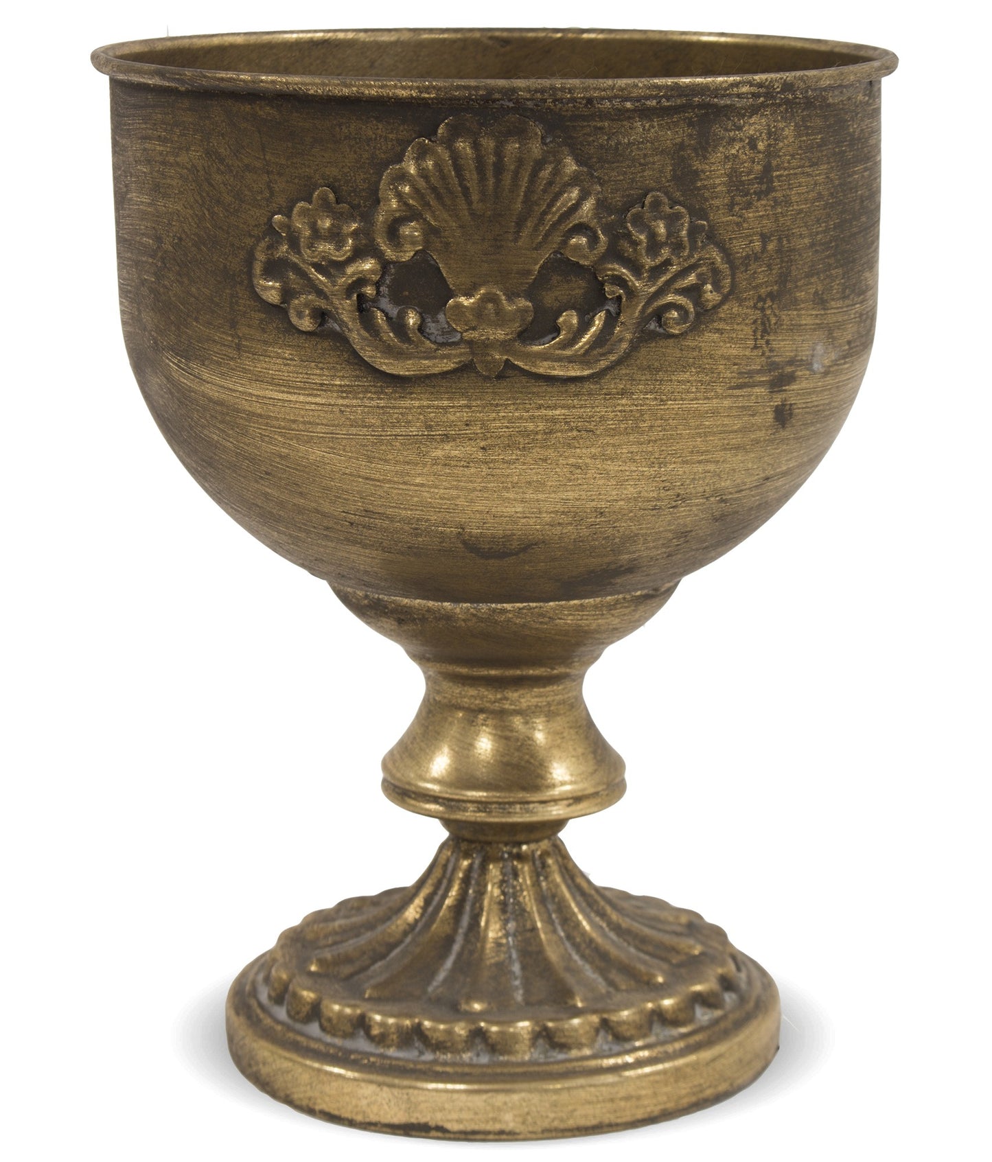 Osłonka metalowa Złota 22x16cm