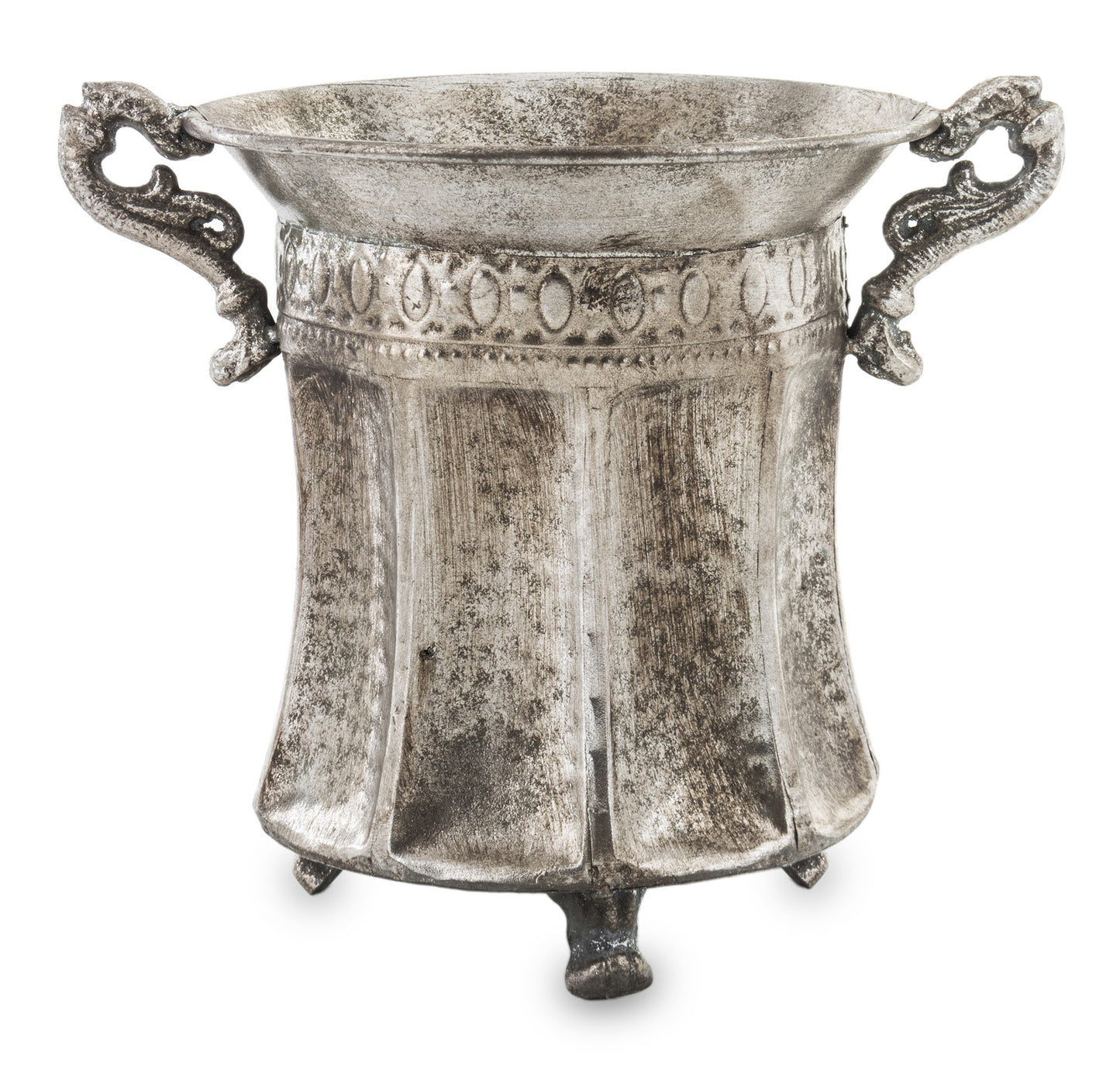 Osłonka metalowa Srebrna 27cm