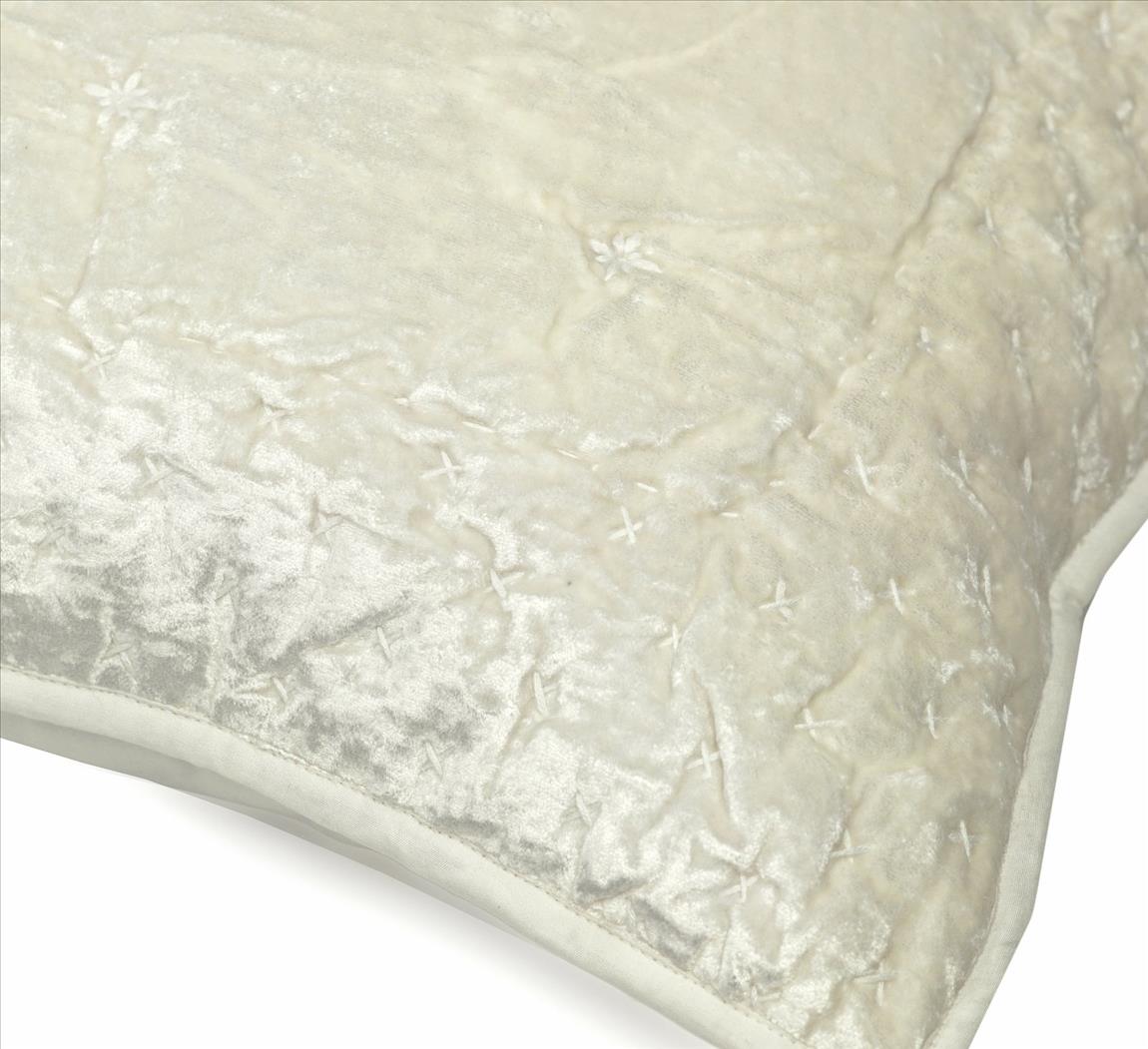 Poduszka Alpana Velvet 45x45cm ecri