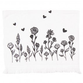 Ręcznik frotte 40x66cm Kwiaty