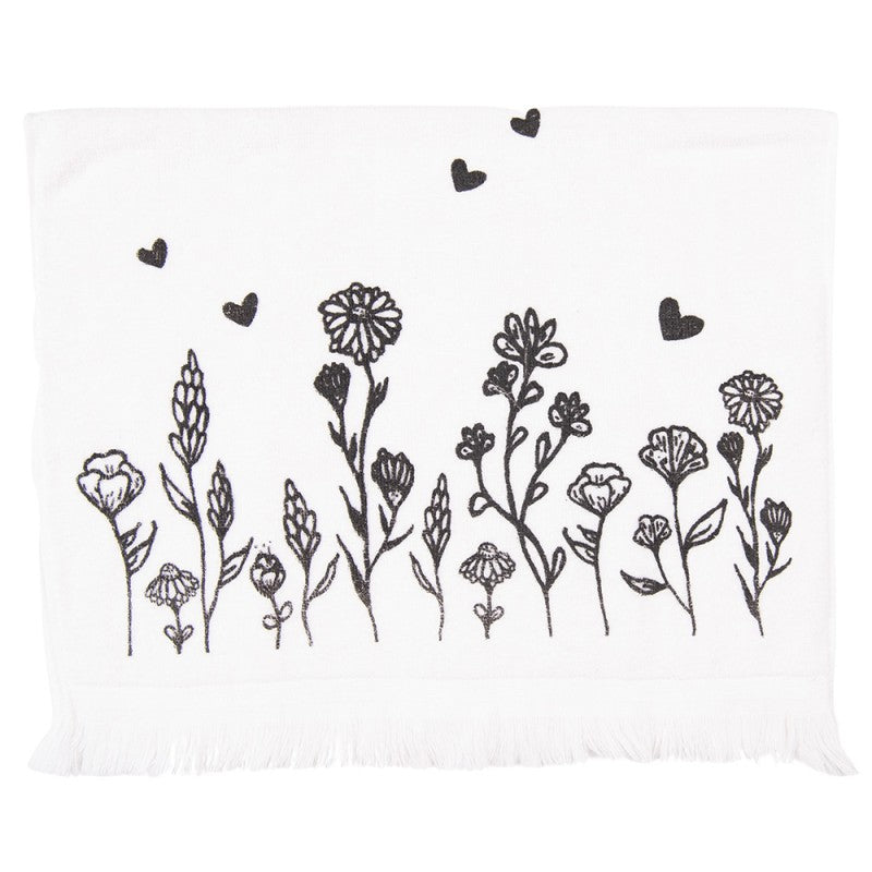 Ręcznik frotte 40x66cm Kwiaty
