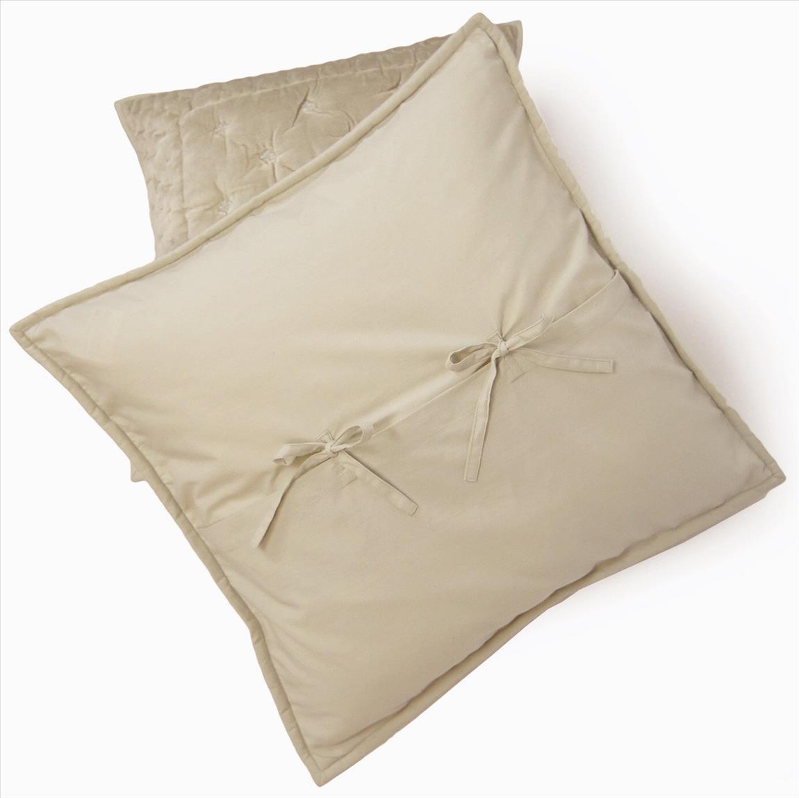 Poduszka Hasita Velvet 45x45cm Beżowa