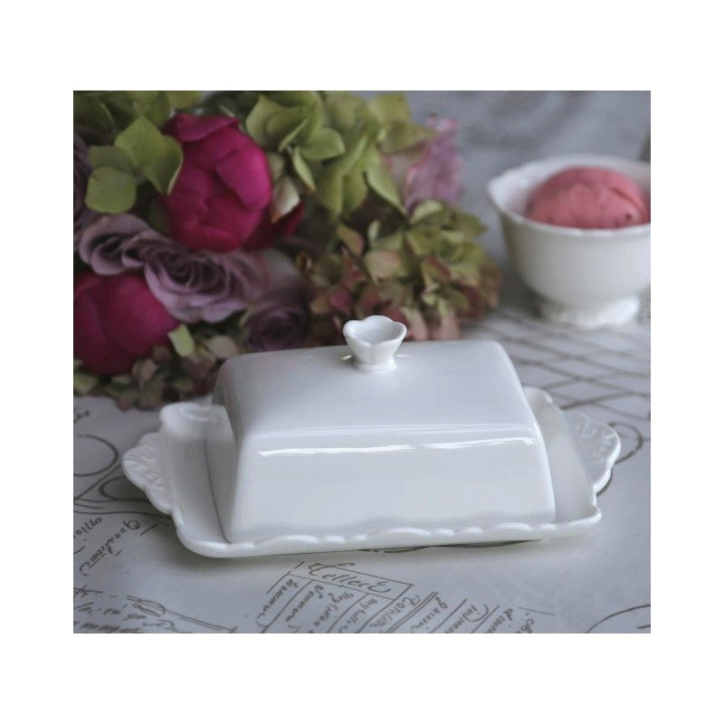Maselnica Porcelanowa Biała