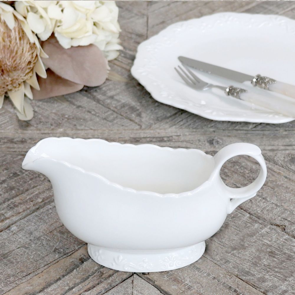 Sosjerka Porcelanowa Biała