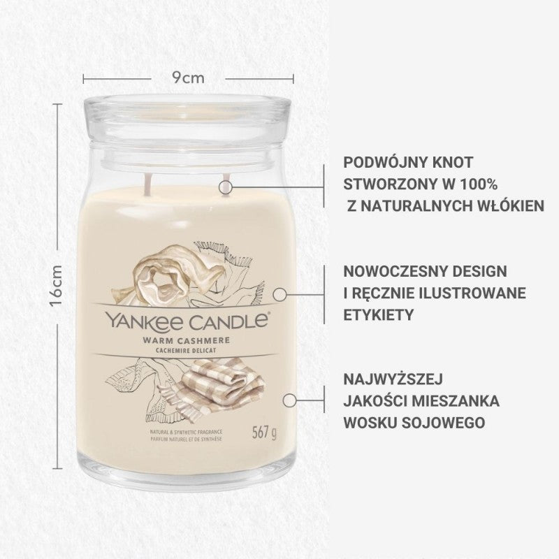 Świeca duża Warm Cashmere