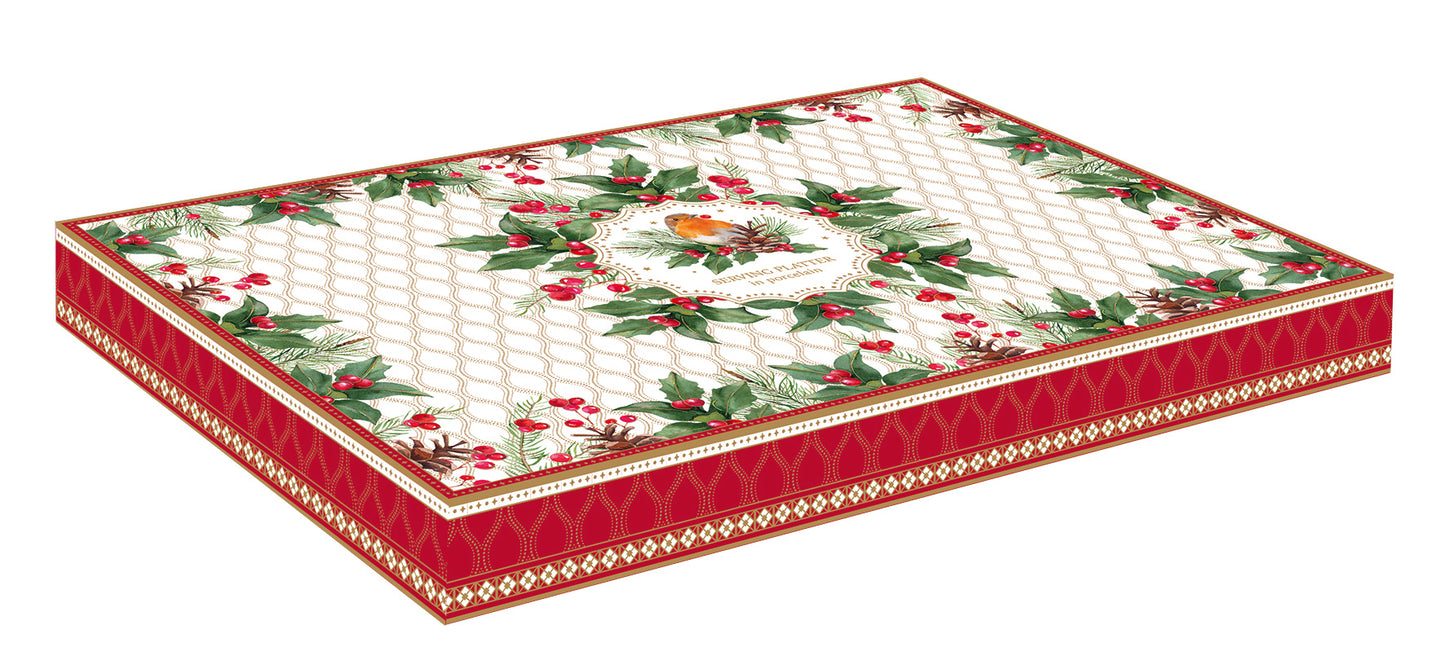 Patera Porcelanowa Świąteczna 35x23cm