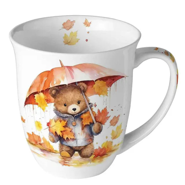 Kubek 400ml Miś Parasol