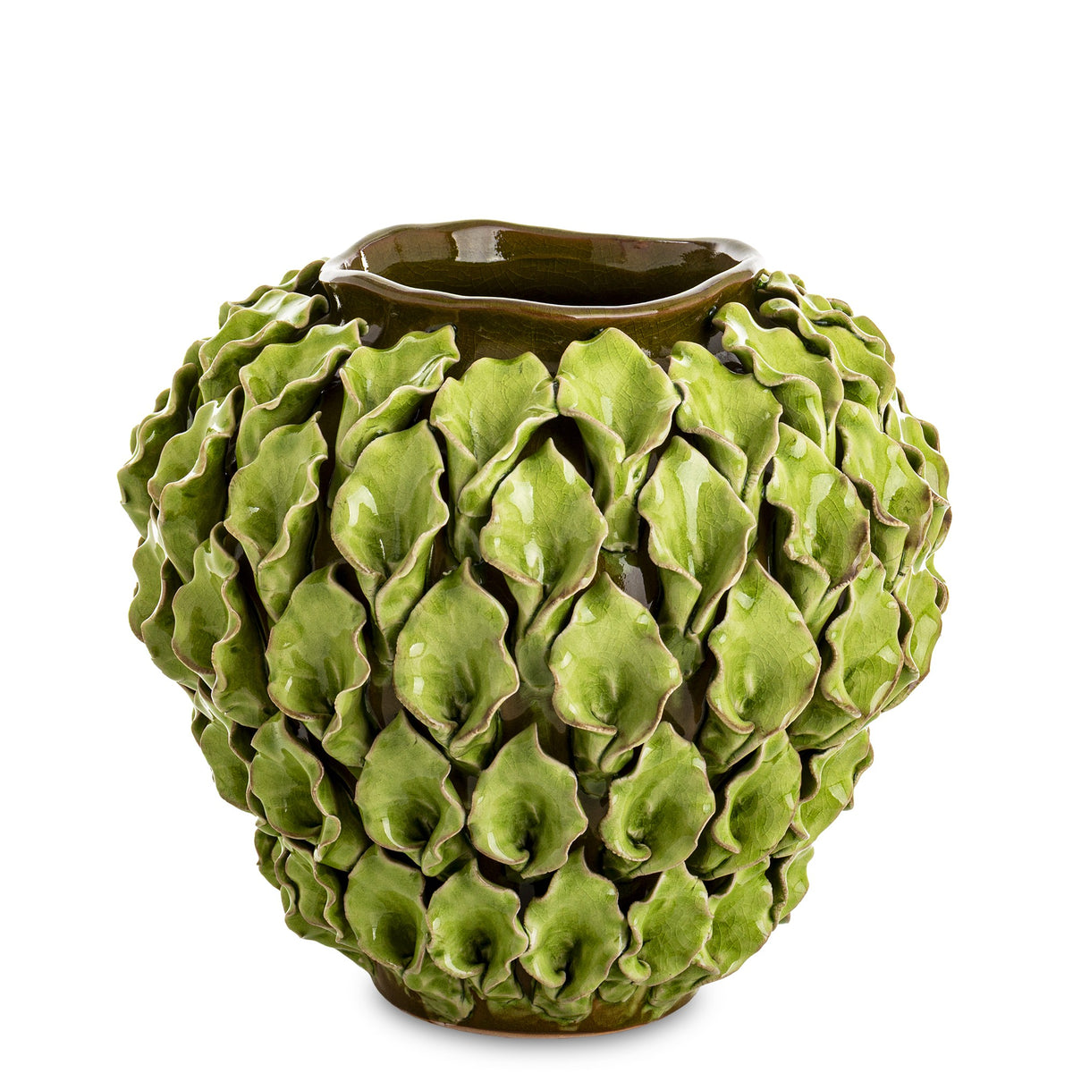 Wazon Ceramiczny Zielony 25cm