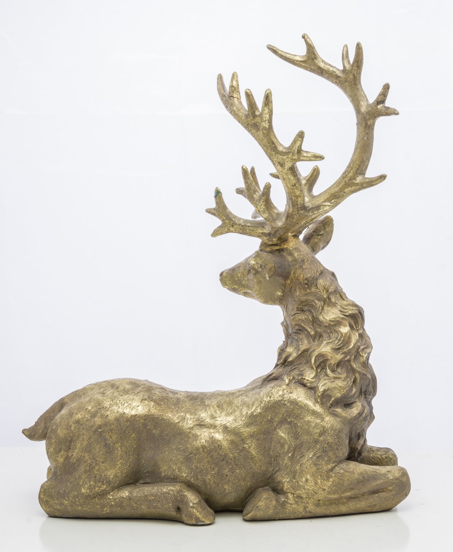 Figurka Jeleń 37cm Złota