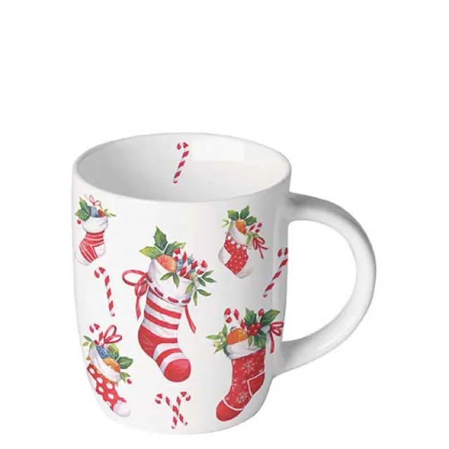 Kubek 200ml Skarpety Świąteczne