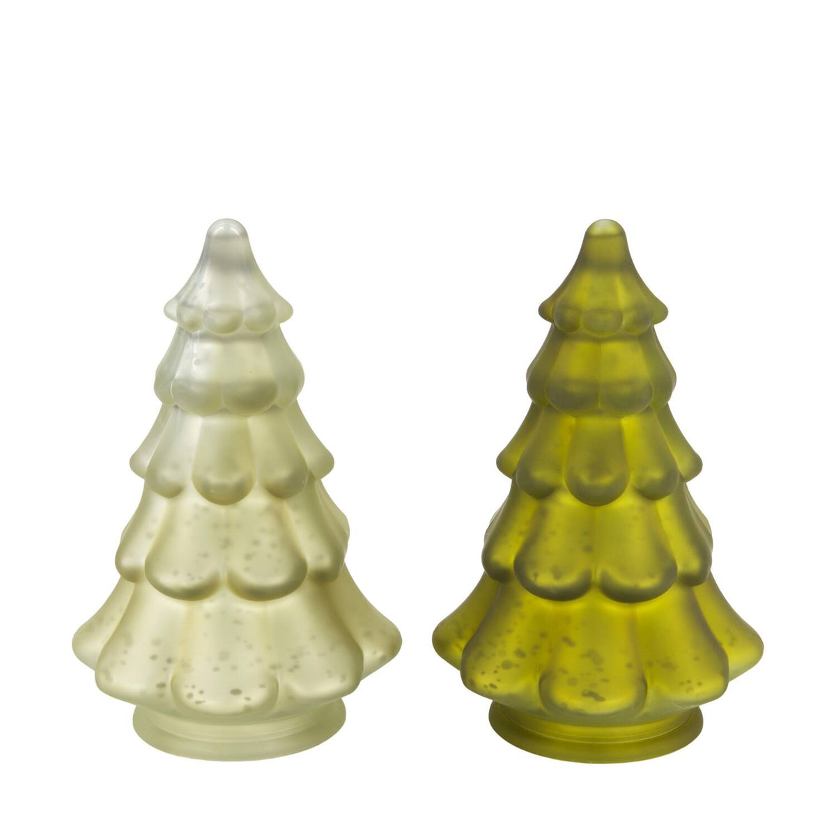 Choinka Szklana Zielona 17cm (Lewa)