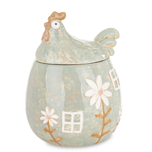 Pojemnik Dekoracyjny Kura Ceramiczna 22cm