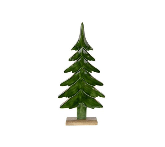 Choinka Drewniana 50cm Zielona