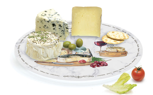 Deska Do Serów Szklana Obrotowa 32cm