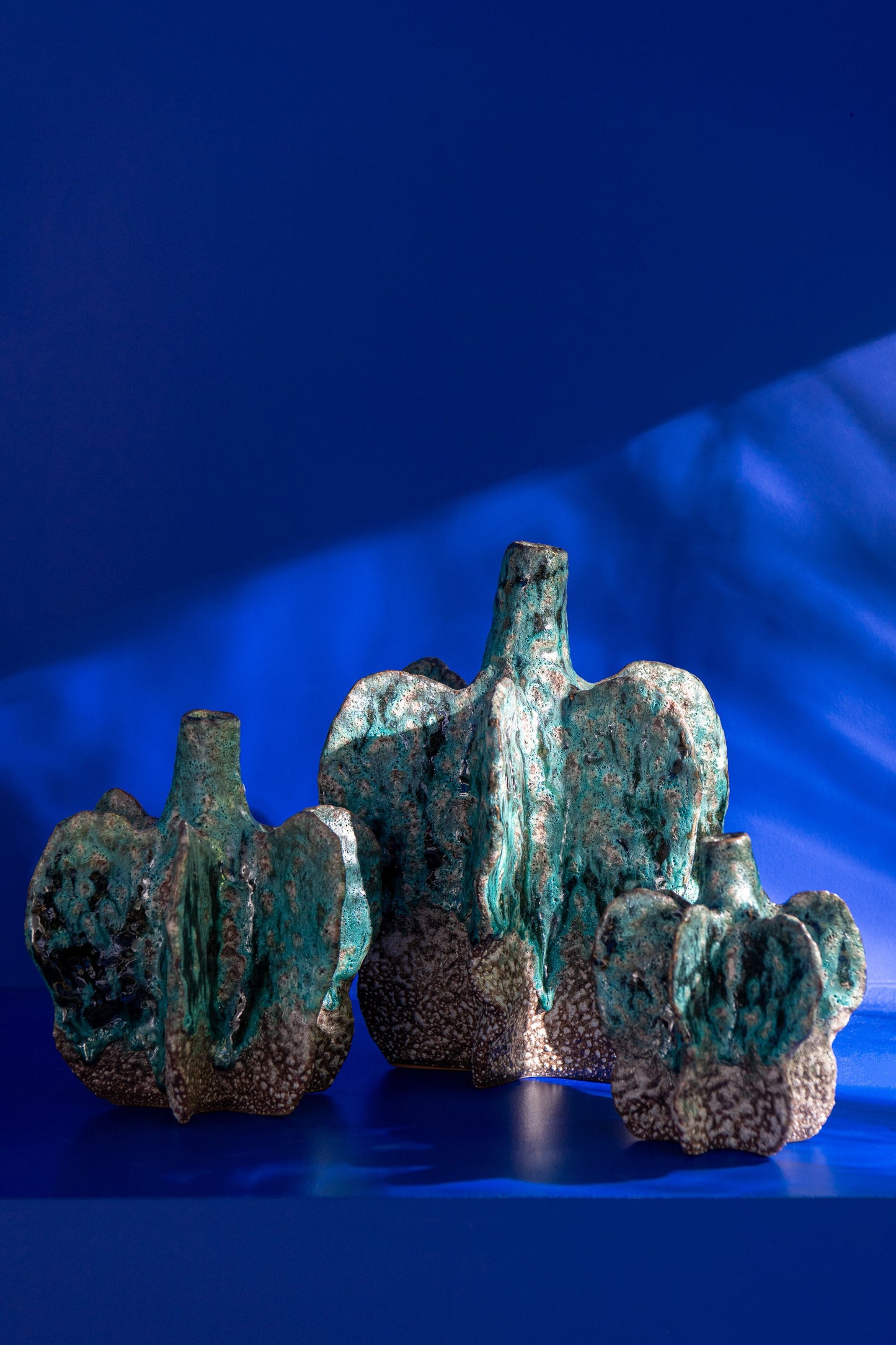 Wazon Ceramiczny 30cm Turkusowy