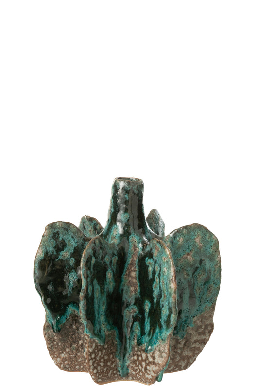 Wazon Ceramiczny 20cm Turkusowy