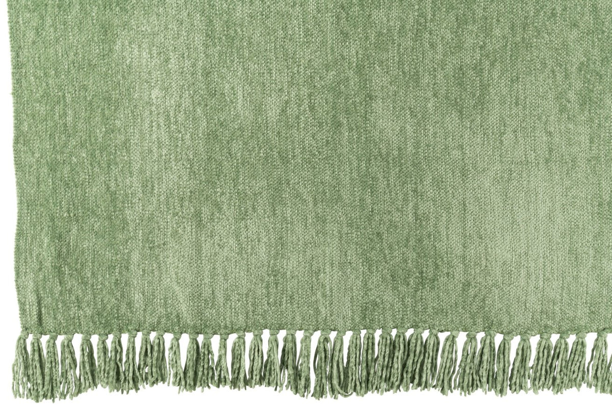 Koc Szenilowy 130x170cm Zielony