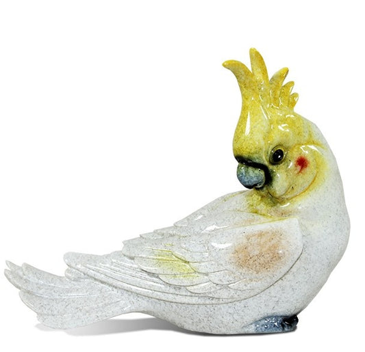 Figurka Papuga Biała 17cm