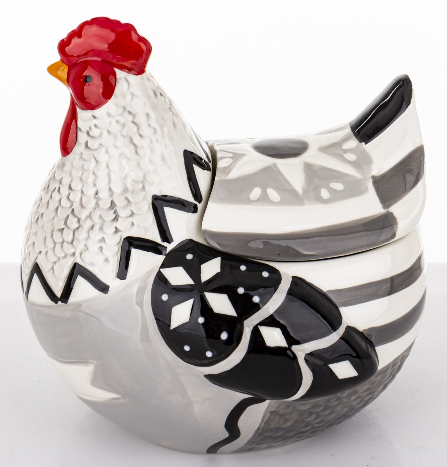Pojemnik Dekoracyjny Ceramiczna Kura 22cm