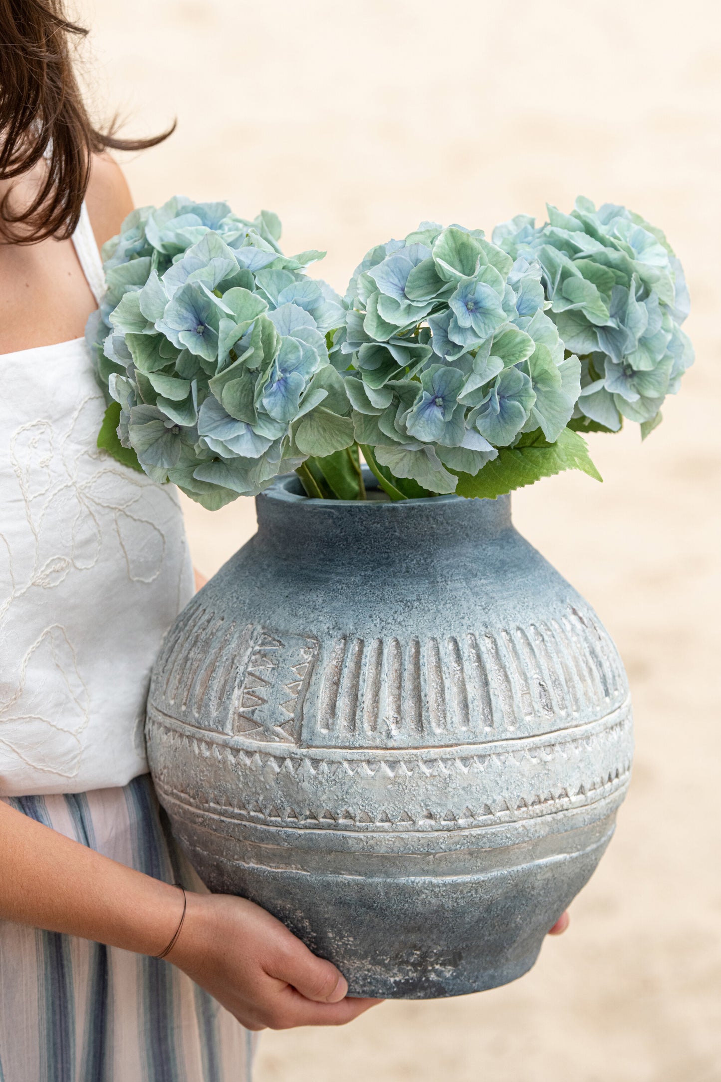 Wazon Niebiesko-Biały 28cm