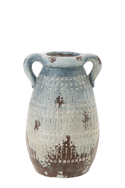 Wazon Niebiesko-Biały 31cm