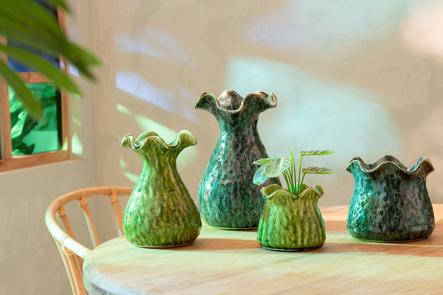 Donica Ronny 15cm Zielona