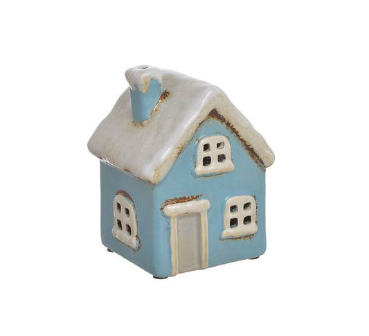 Domek Ceramiczny - Lampion na Tealighty