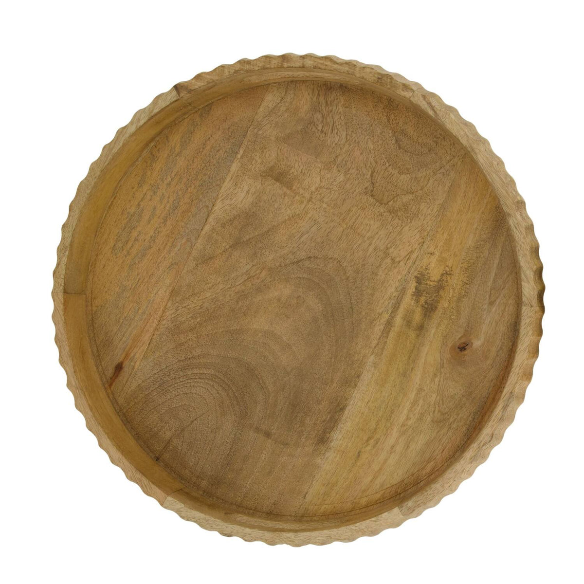 Taca Okrągła z Drewna Mango 38cm