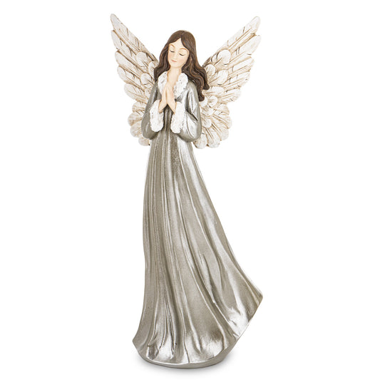 Figurka Anioł Srebrny 26cm