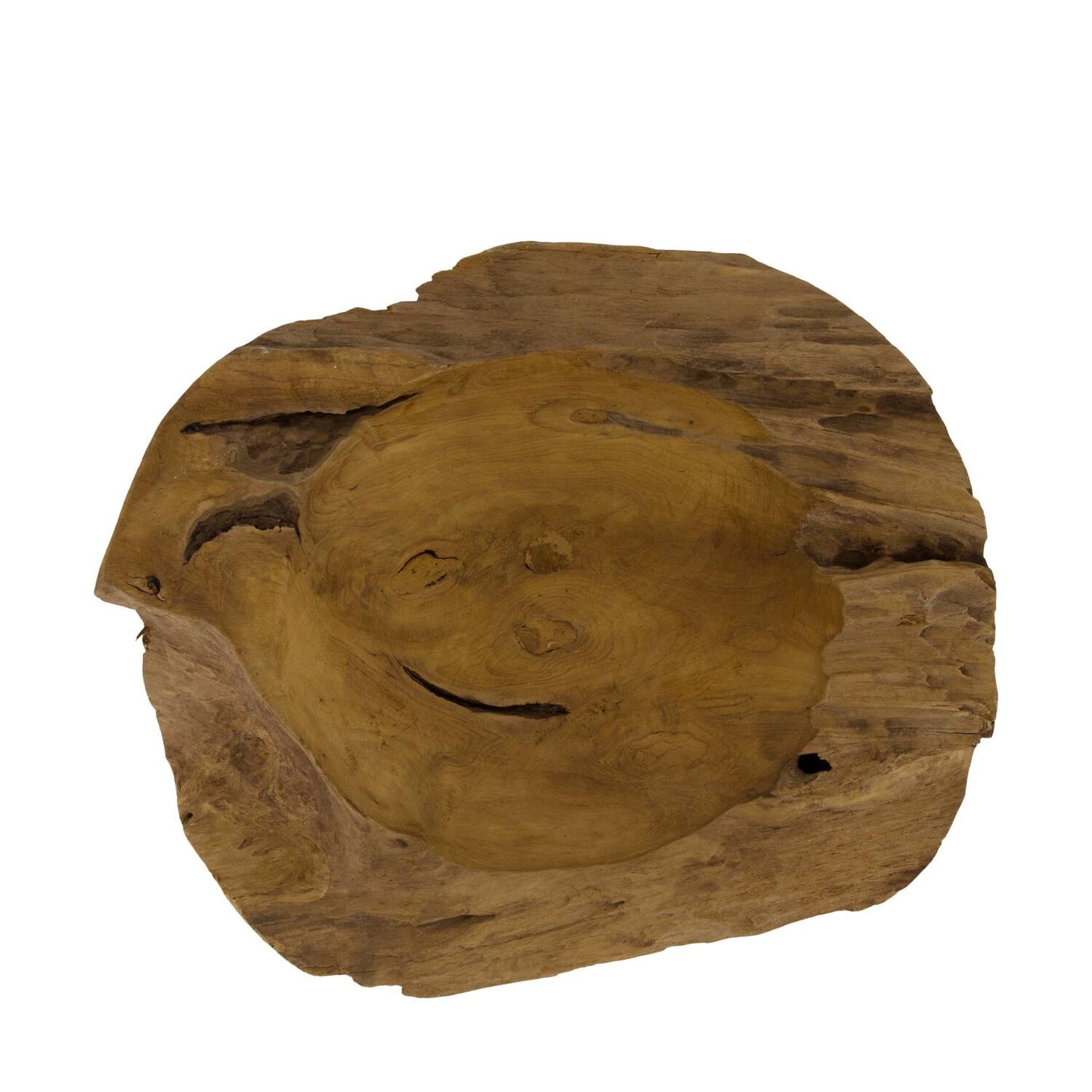 Miska z Drewna Teakowego 45x39cm